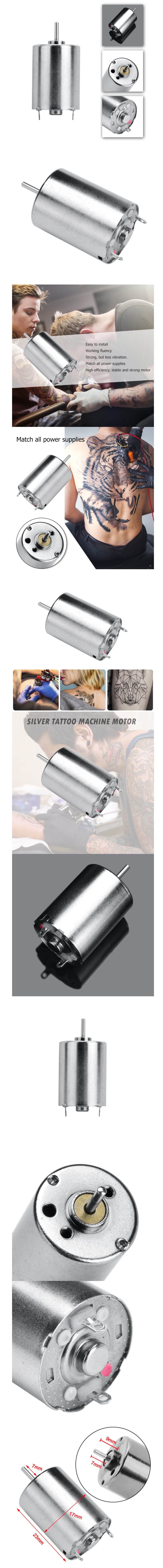 32x17mm 3217 motor, 23x17mm 2317 motor, Coreless Motor Tattoo Machine, 32mm Tattoo Pen Machine Motor, 23mm motor for Tattoo Machine,