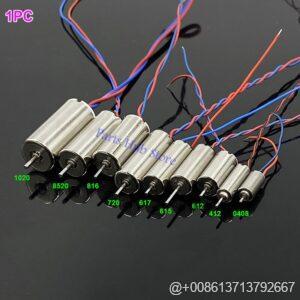 DC 3V-3.7V Coreless Motor 0408,412,612,615,617.716,720,816,8520,1020 High Speed RC Drone Strong Magnetic DIY Aircraft