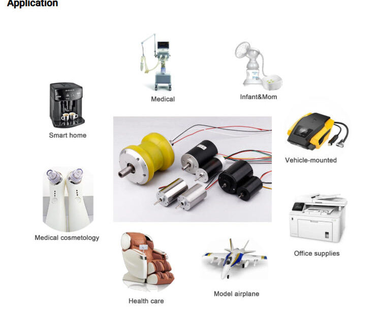 open-loop stepper motor, coreless brushless motor, robotics actuator components, industrial automation