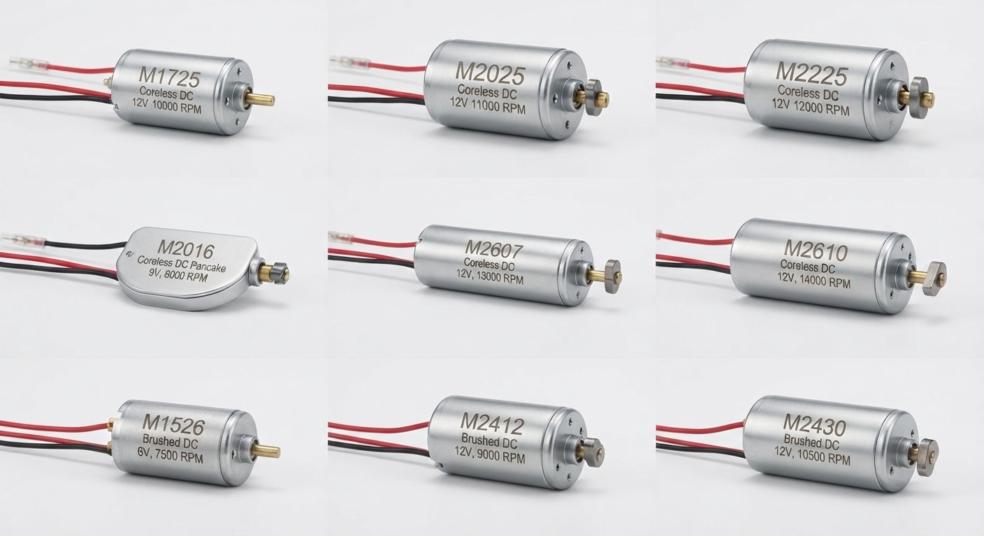High-performance mini DC motors for rotary tattoo machines ensuring precise needle control and smooth operation.